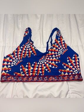 3X Adidas x Farm Rio Medium Support Racerback Wirefree Sports Bra Lined
